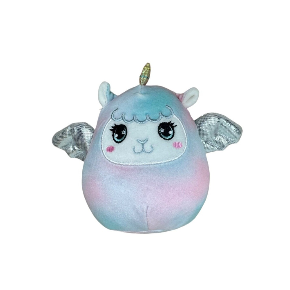 Squishmallow‎ Winona Rainbow Pegasus Stuffed Plush 5" Kellytoy